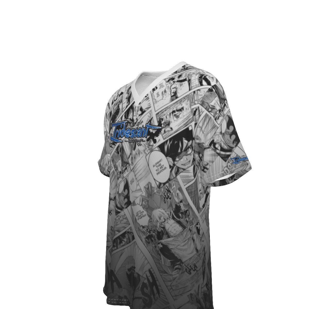 Iridescent Manga V-Neck T-Shirt