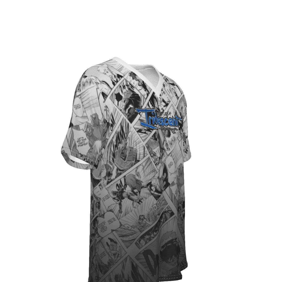 Iridescent Manga V-Neck T-Shirt